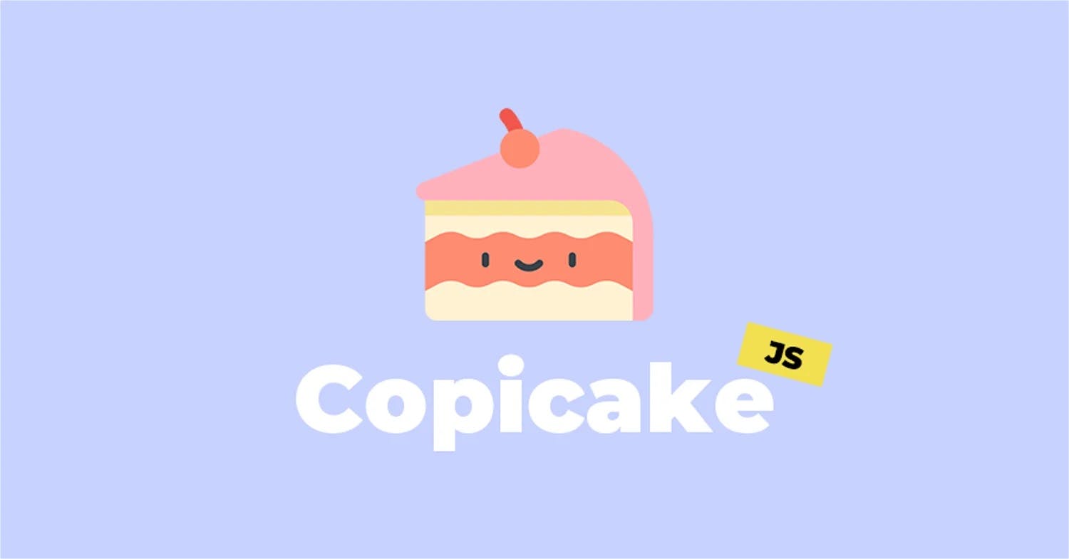 Cover Image for Copicake JS is ready