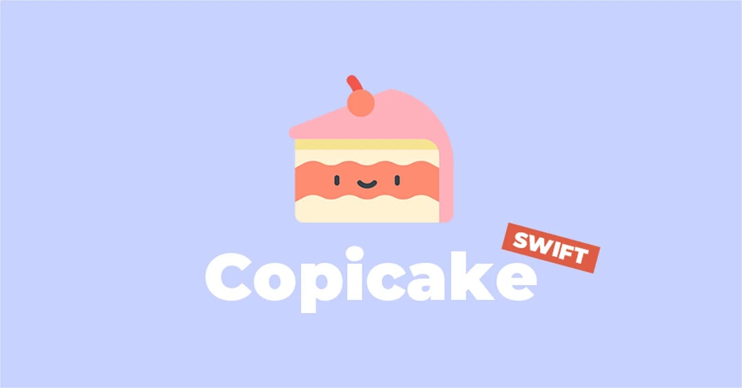 Cover Image for Copicake Swift is out!